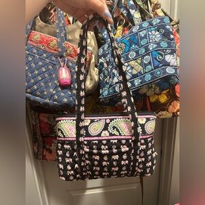 Vera Bradley pink elephants little betsey bag PLEASE DONT BUY